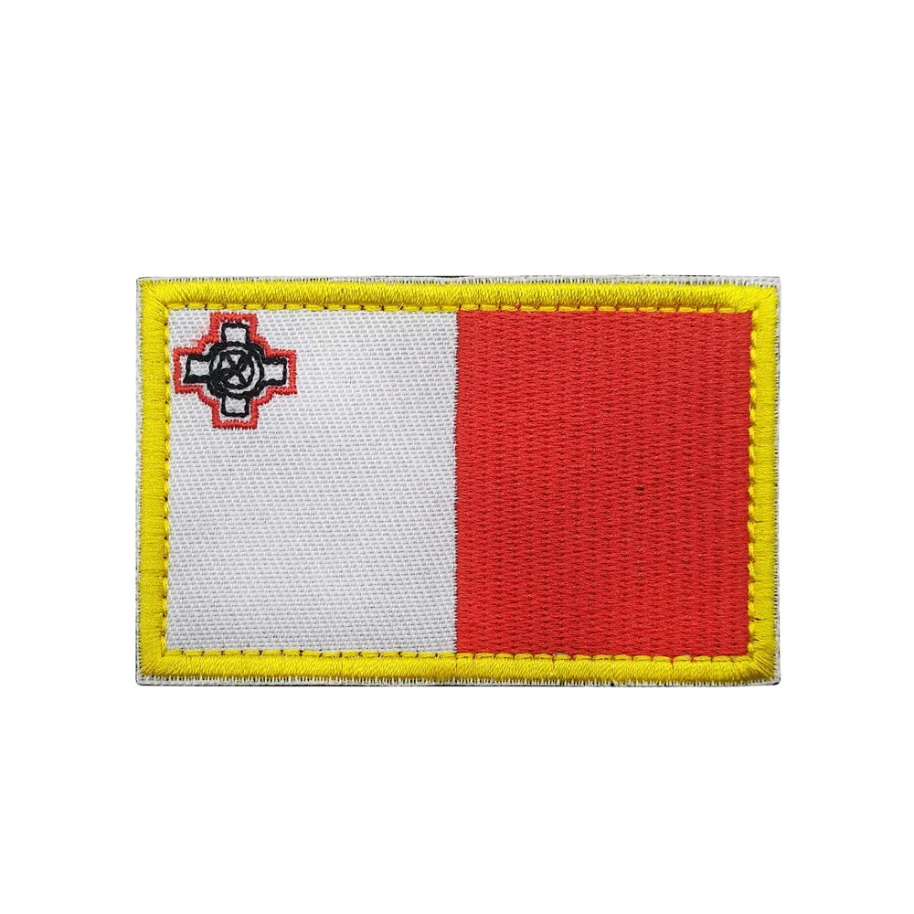 Bandera de África 3D Egipto Kenia Argelia Nigeria Angola Túnez Marruecos Sudán Malta Namibia Ghana Mozambique Banderas Parches bordados