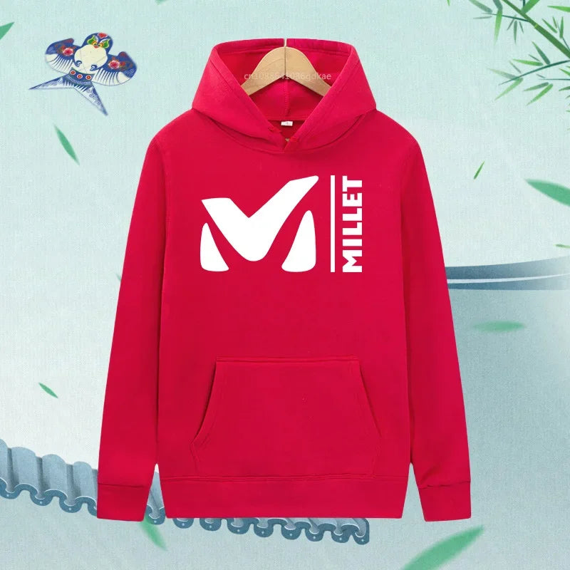 Men's Hoodie Women's Fashion Letter Graphic Print Loose Casual Harajuku Pullover Hoodie Clothes