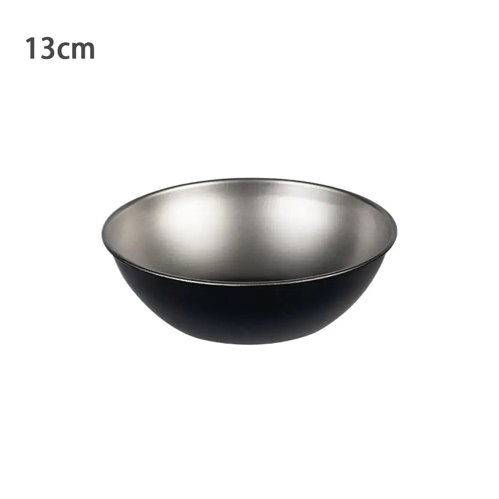 Bol Portable en titane à Double paroi, ultraléger, vaisselle de Purification écologique pour Camping en plein air barbecue pique-nique arrière