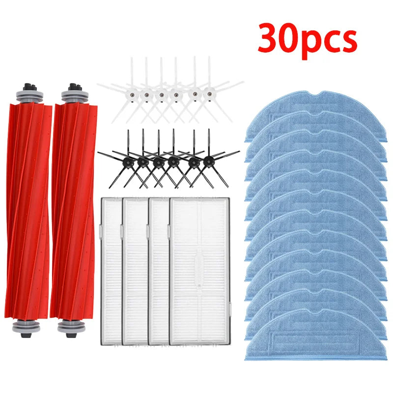 Roborock S7 S70 S75 S7Max S7 MaxV Ultra T7S Plus S7 Pro Ultra Accessories Main Brush Hepa Filter Mops Robot Vacuum Cleaner Parts