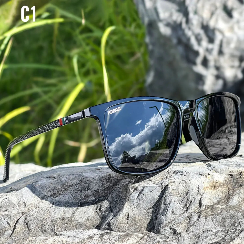 Lunettes de soleil polarisées XL — sport, protection UV400, grand cadre, hommes et femmes