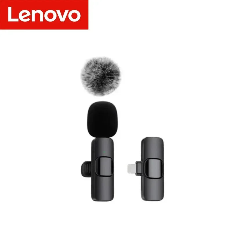 Micro Lavalier Sans Fil Portable — Enregistrement Audio/Vidéo, Streaming, Smartphones
