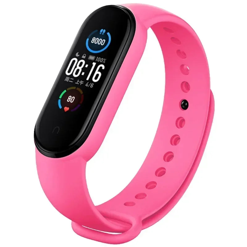 Bracelet Silicone Remplacement Band 3/4/5/6/7 — Accessoires Montre Connectée