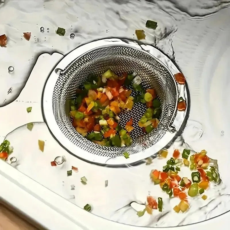 Crépine d'évier de cuisine avec poignée, évier de cuisine RV, passoire à déchets d'évier, trémie de lave-vaisselle d'évier en acier inoxydable, péché de Restaurant 1 pièce