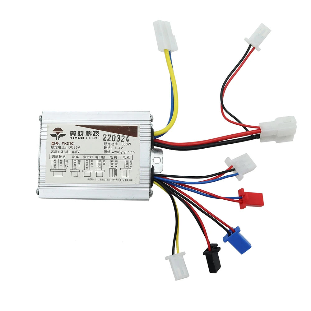 Accesorios para bicicletas eléctricas y patinetes, controlador de motor cepillado y empuñadura de acelerador 24V 36V 48V 250W 350W 500W 1000W