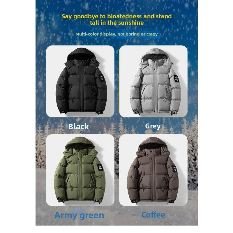 Veste à capuche pour hommes, vêtements d'extérieur, randonnée, Camping, coupe-vent, respirant, chaud, en coton, confortable, à la mode et tendance, hiver