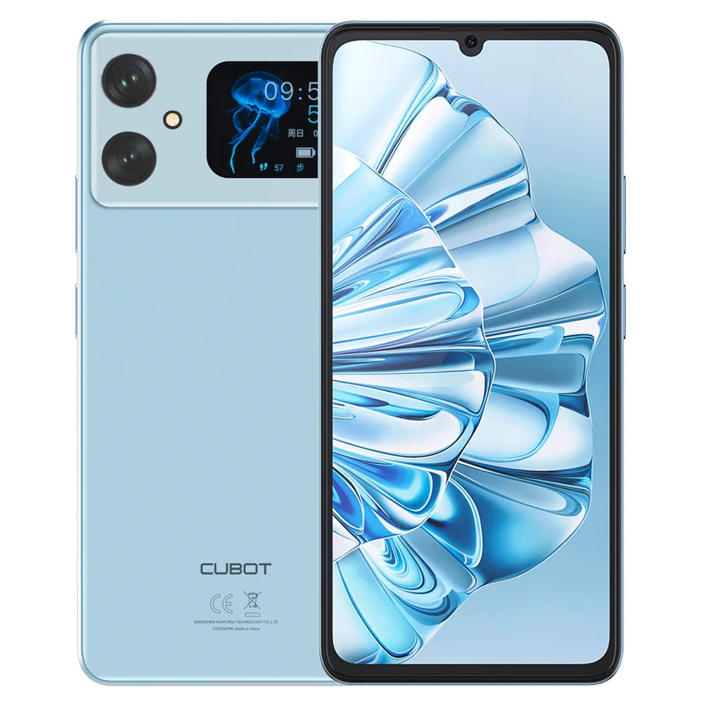 Cubot A20 Smartphone Android 14 — 12 Go RAM, 128 Go, Écran 6,74" 90Hz, 5100 mAh, 48 MP, 4G