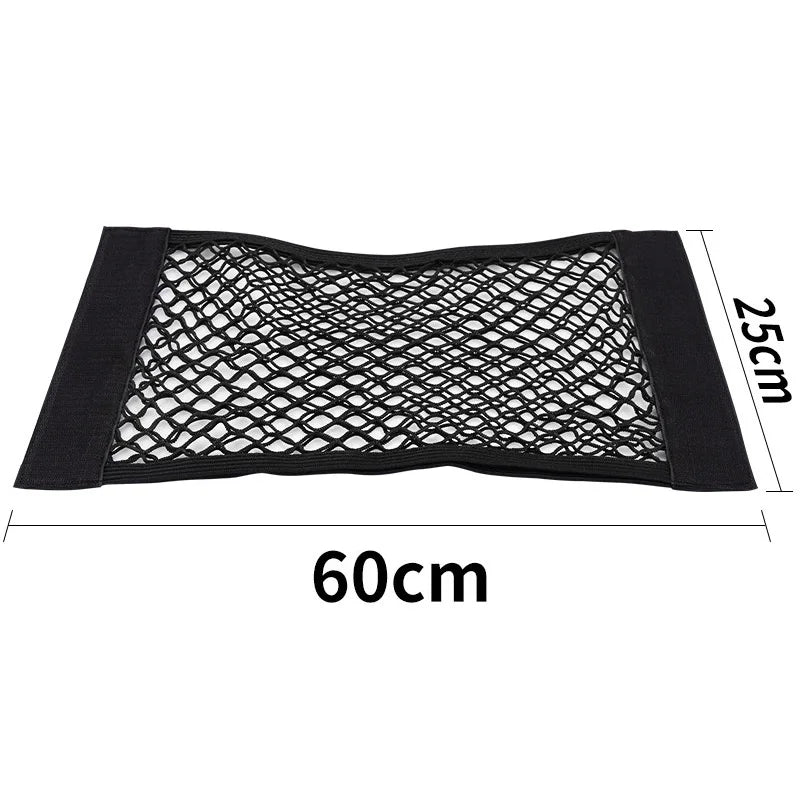 Red de Almacenamiento Universal para Maletero de Coche, Bolsillo Trasero del Asiento, Cinta Mágica, Accesorios de Nik