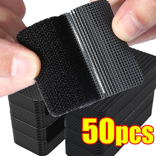 Cinta adhesiva superfuerte, pegatina antiarañazos, fijación de organizador de cables, sujetacables de alfombra de coche, bricolaje
