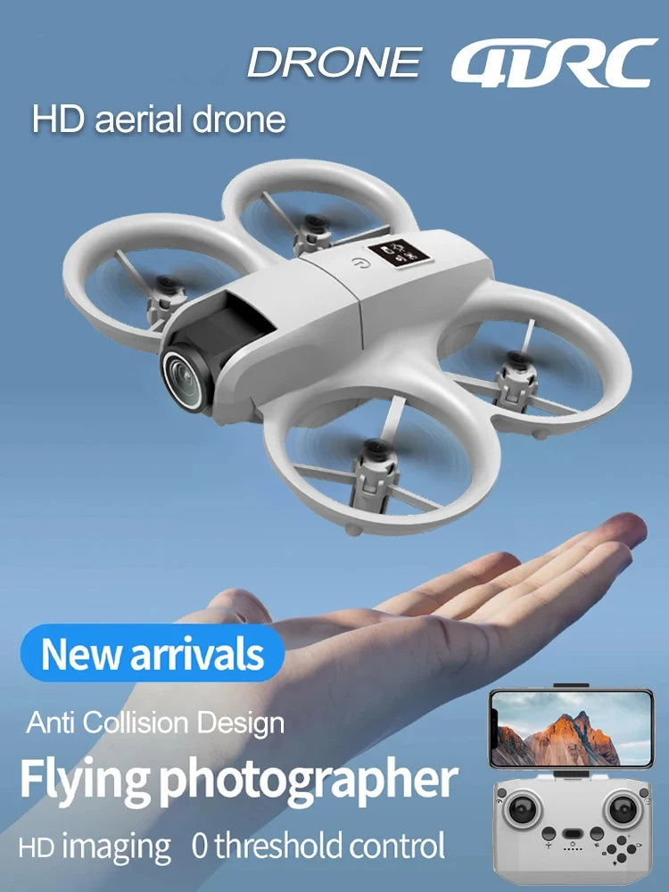 NEW Professional 4K HD 180° Mini Drone Foldable WIFI Mini Drone with Dual ESC Cameras, RC Quadcopter, UAV Toys, Gift for Kids