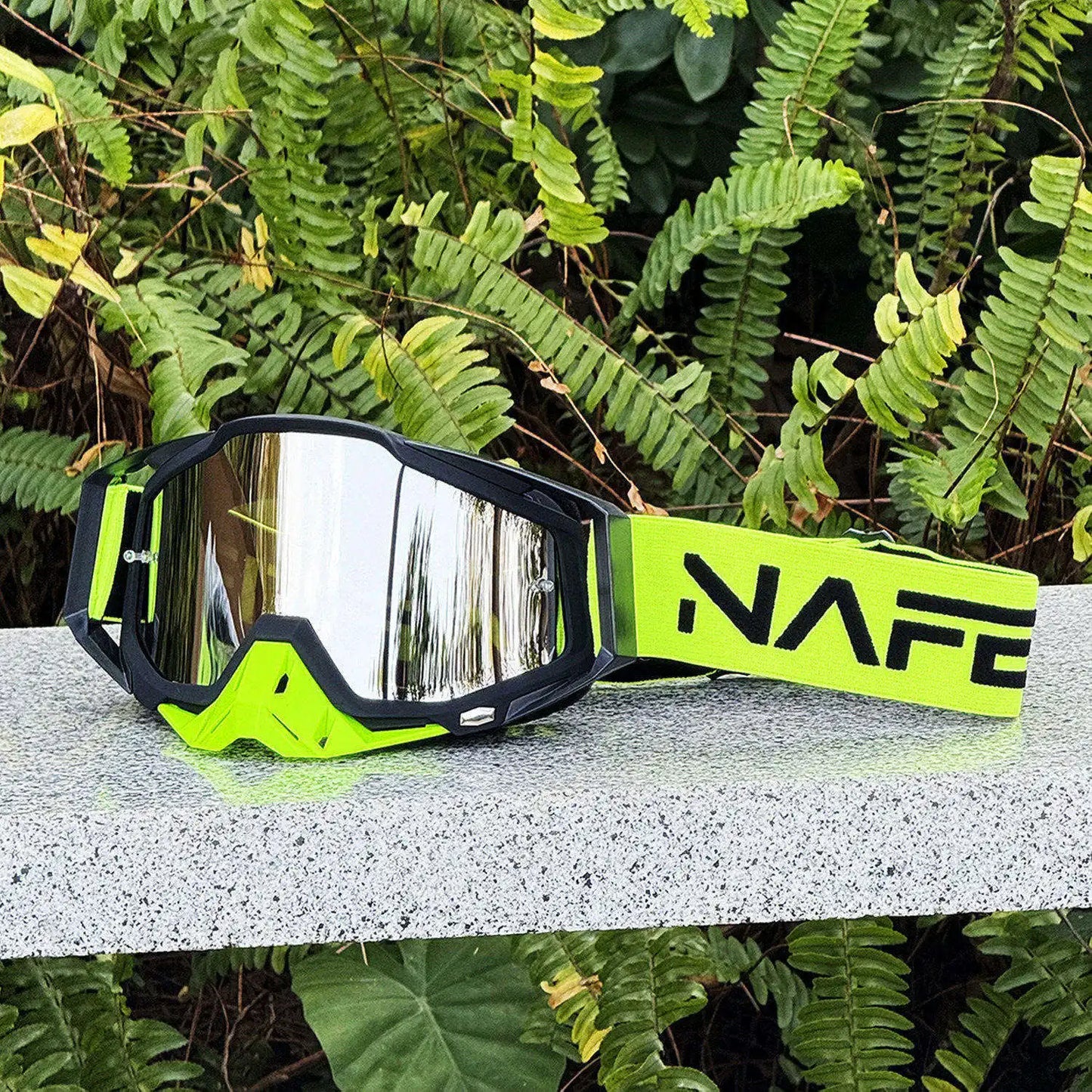 Lunettes de protection NAFEIB coupe-vent tout-terrain anti-poussière enveloppantes pour motocross, VTT, moto tout-terrain, exploration en extérieur, protection pour longs trajets