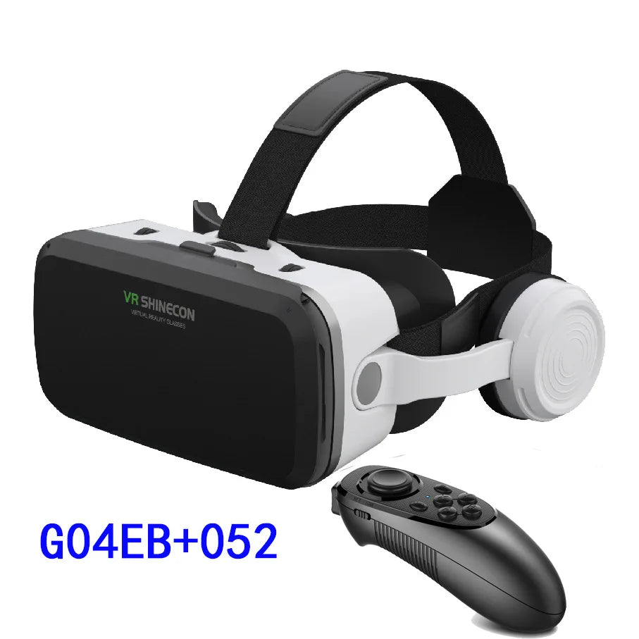 VR Shinecon Casco de realidad virtual Gafas 3D para Smartphone teléfono inteligente Auriculares binoculares juego de vídeo lente Wirth