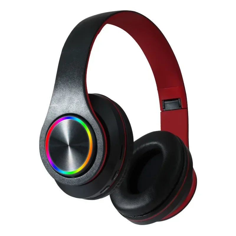 Auriculares de sauna Bluetooth plegables con micrófono, auriculares inalámbricos, estéreo, soporte para tarjeta TF, FM, Xiaomi, iPhone, teléfono Samsung