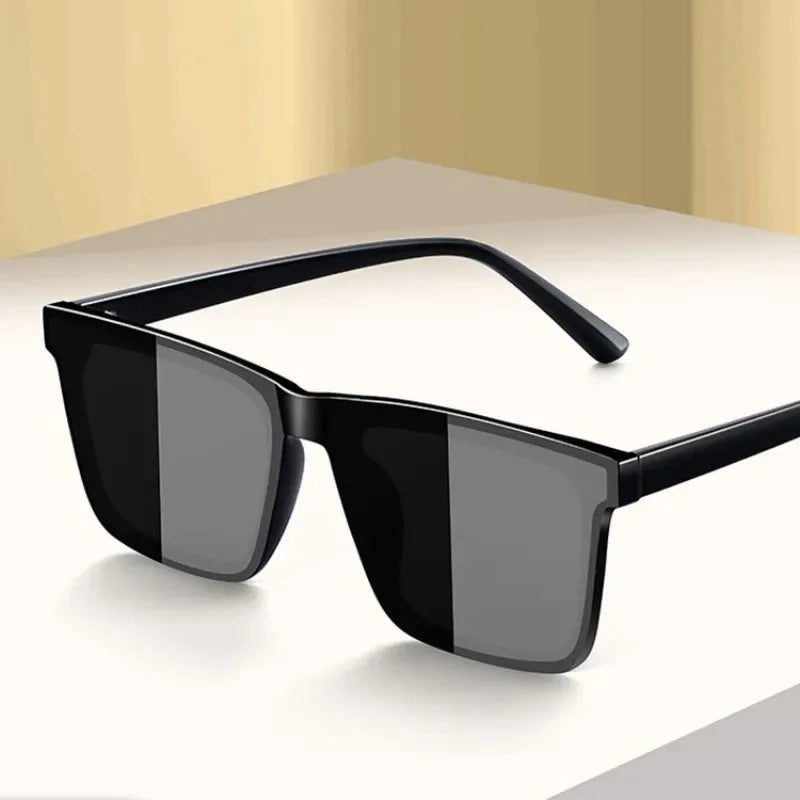 Lunettes de soleil pour hommes conduite anti-UV — forme concave, dames, longue monture, UV400