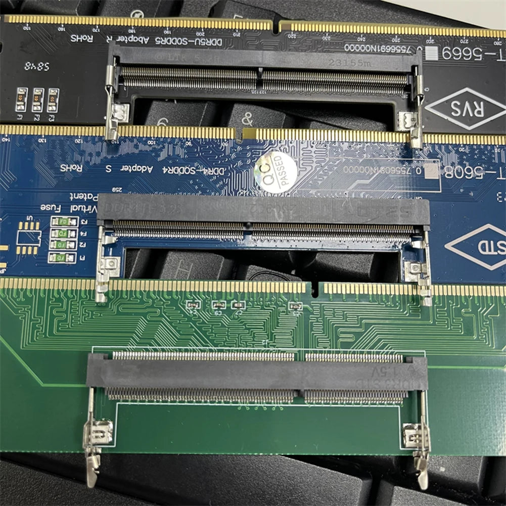 Ordinateur portable vers ordinateur de bureau SO-DIMM vers PC carte DIMM DDR3 DDR4 DDR5 mémoire RAM adaptateur de mémoire ordinateur portable de jeu RAM connecteur carte mémoire bâton