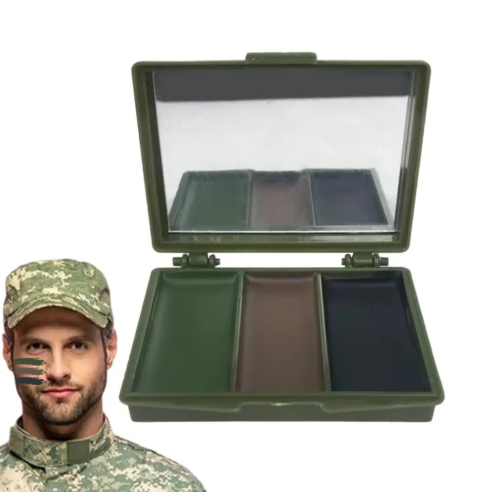 3 couleurs armée Fans CS tir visage peinture Camouflage huile hommes femmes en plein air militaire formation chasse tactique Football équipement