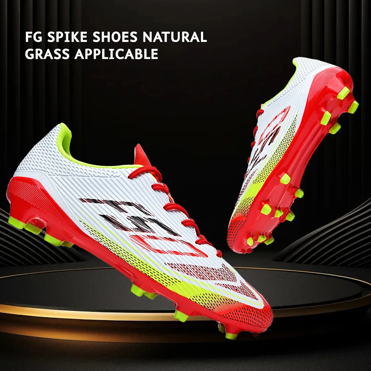 Chaussures de Football AG/FG Crampons Longs TPU — Antidérapantes Unisexe