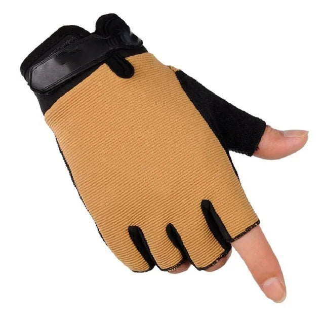 Gants de pêche d'été respirants, gants d'équitation en plein air pour hommes et femmes, légers, antidérapants, doigt complet, sans doigts