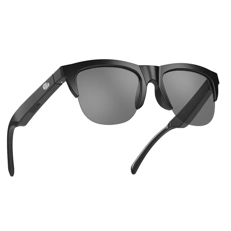 Nuevas gafas de sol Smart Bluetooth V5.3 con función de llamada, auriculares HIFI para deportes al aire libre, tecnología Anti-touch UV negra para hombres y mujeres