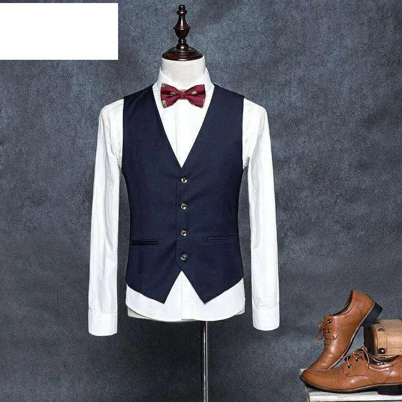 Gilet coupe cintrée pour Homme, noir, gris, bleu marine, Plus, décontracté, sans manches, Business, M-6XL