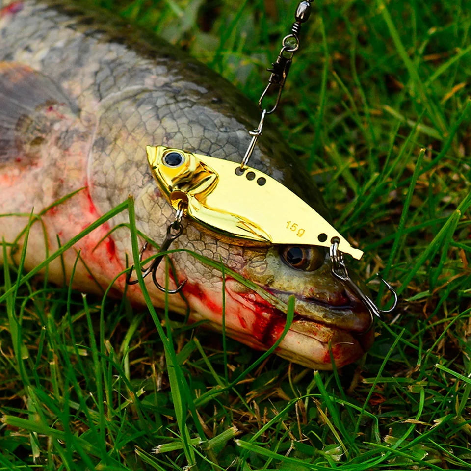 Cuillère en Métal Appat de Pêche — Leurre Spinning Haute Réflexion