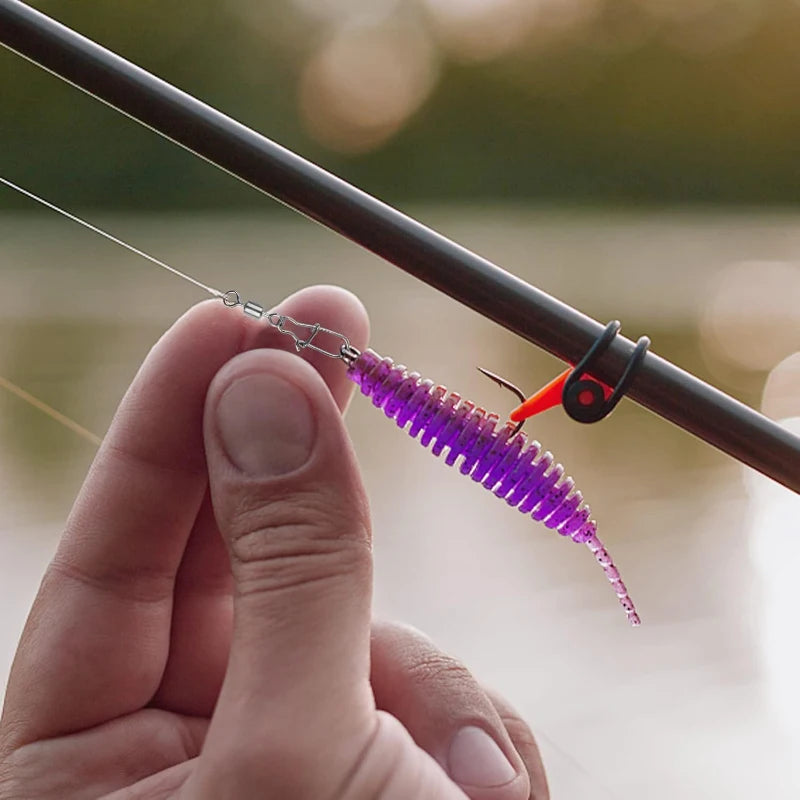Boutons-pression pivotants de pêche 4 # -12 #   Kit de connecteurs Duo-Lock à roulement roulant en acier inoxydable, matériel pour leurre d'eau douce et d'eau salée, 50 à 200 pièces