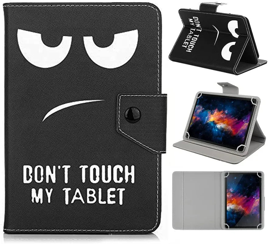 Étui universel pour tablette 7-10,5 pouces — housse support en cuir PET
