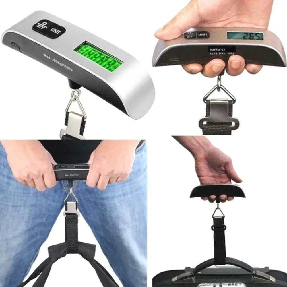 Balance à bagages 110lb 50kg balance à bagages suspendue Portable numérique pour valise de voyage balance de poids