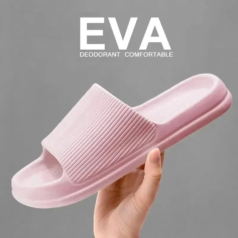 Zapatillas de Ducha Antideslizantes de EVA con Suela Suave y Masajeador para Hombres y Mujeres, Parejas, Impermeables, Casa, Ocio, Baño, Moda