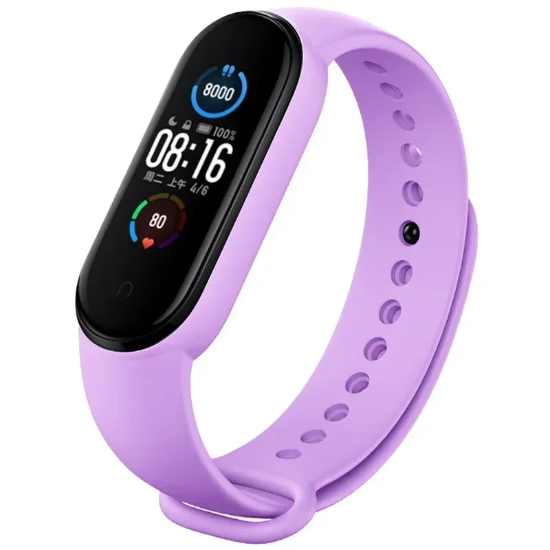 Bracelet Silicone Remplacement Band 3/4/5/6/7 — Accessoires Montre Connectée