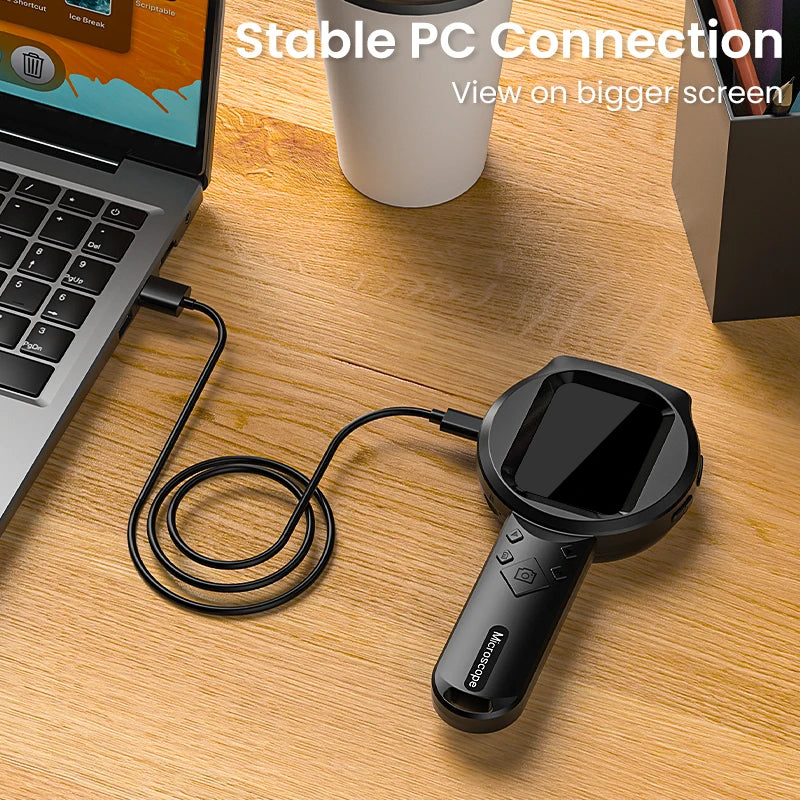 Loupe numérique IPS 2.8 pouces HD 1080P 100X, Microscope Portable, loupe portative pour réparation électronique, contrôle des bijoux