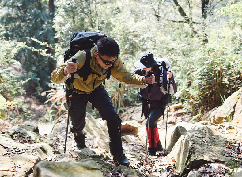 Naturehike bâtons de Trekking en Fiber de carbone 5 Sections bâtons d'escalade pliants portables randonnée en plein air bâtons de marche pliables