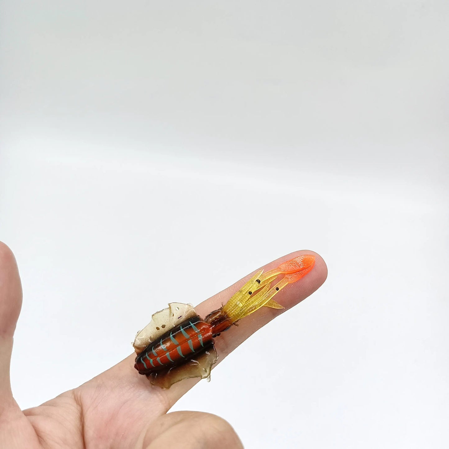 DUODUOYU 1 pièces Mini leurre de pêche au calmar souple 6 cm 2g gabarits de calmar UV lumineux pour leurre de pêche en eau douce appât Wobbler matériel de pêche