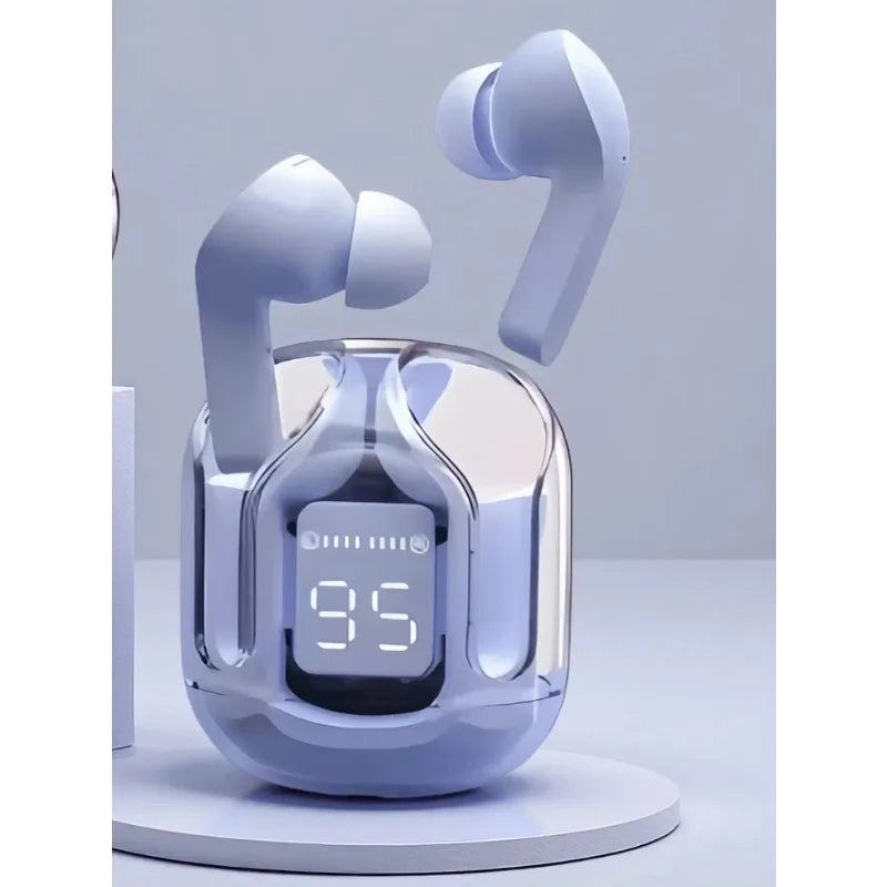 Auriculares Bluetooth inalámbricos transparentes originales T2 TWS con sonido HIFI, calidad Bluetooth para todos los smartphones