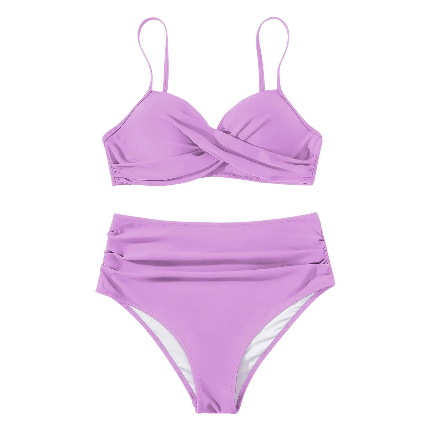 Maillots de bain vintage taille haute 2026 pour femmes, push-up, imprimés, tenues de plage estivales