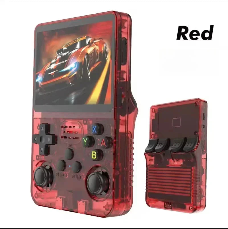 R36S Retro Portable Video Game Console, ARKOS System, 3.5 Inch IPS Screen, Classic Portable Handheld Video Player, 128GB, Boy Gift