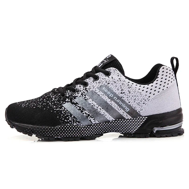 Zapatillas cómodas y antideslizantes para hombre, deportivas ligeras con absorción de impactos, estables, de malla, transpirables, informales, para pareja