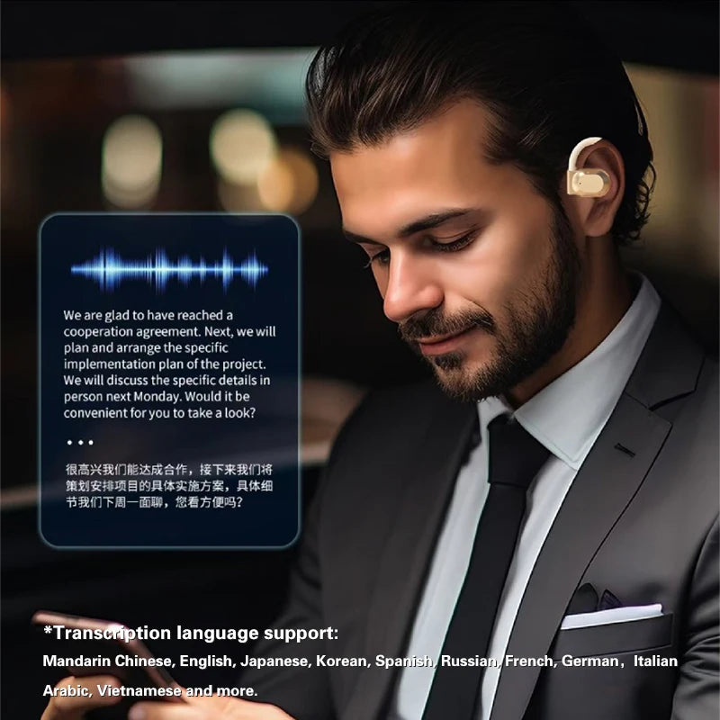Casque à Conduction Osseuse Bluetooth — Oreille Ouverte, Sport, Suppression Bruit, Sans Fil