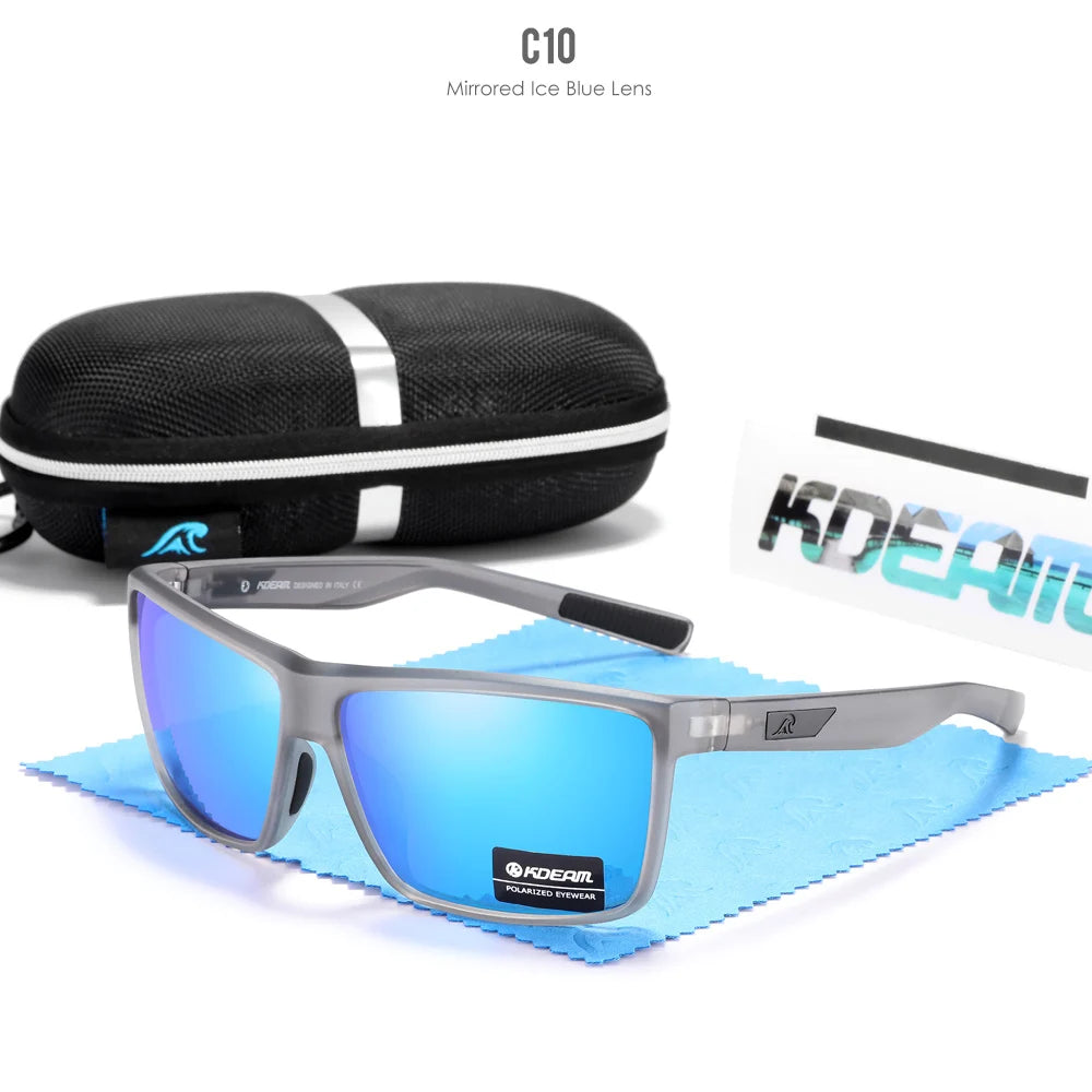 Lunettes de soleil résistantes aux rayures — verres polarisés, protection UV400, sport et loisirs