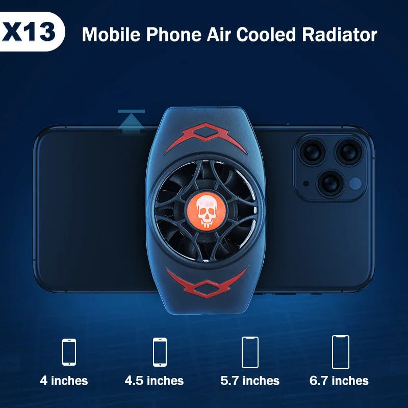 Kanlennys Room X13 — Refroidisseur Téléphone Clip Arrière Gaming iOS & Android