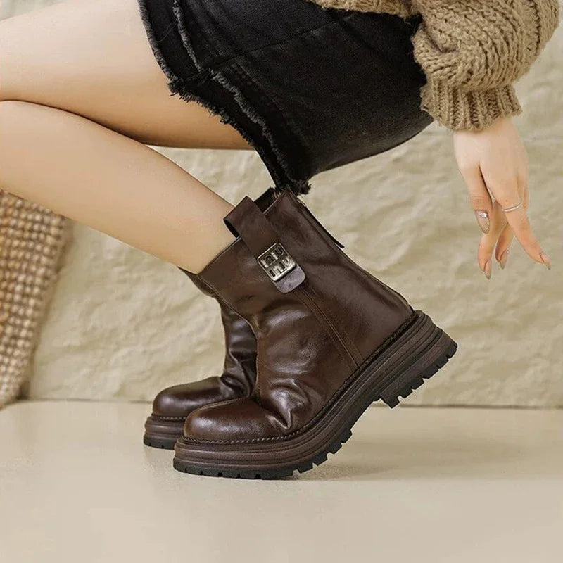 Bottes de Neige Femme Fourrées Polaire Antidérapantes — Chaleur & Confort Hiver