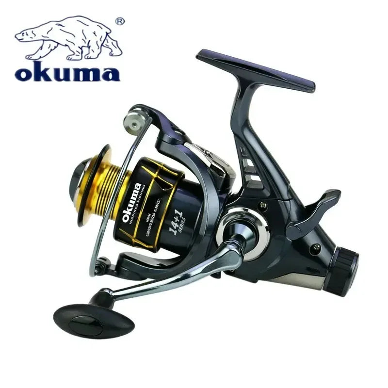 Okuma – moulinet de pêche rotatif avec tasse en métal, charge maximale de 22KG, adapté au modèle 3000 à 8000