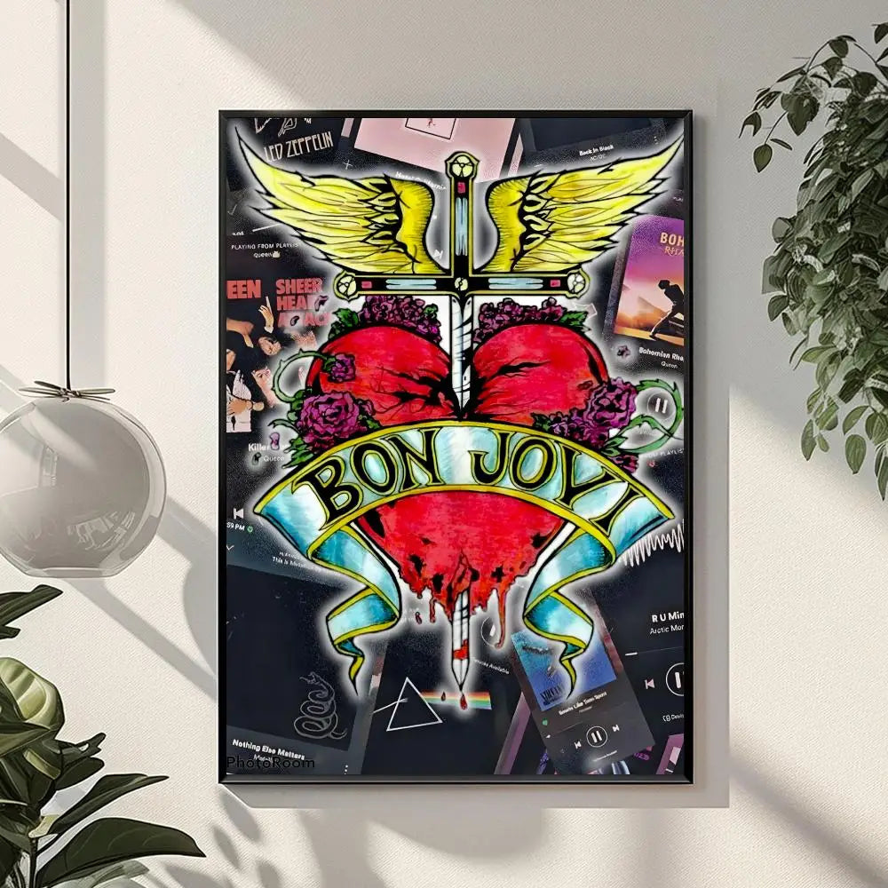 B-Bon J-JoviS regalos de vacaciones decoración diseñada para el hogar Restaurante oficina espacio arte de pared