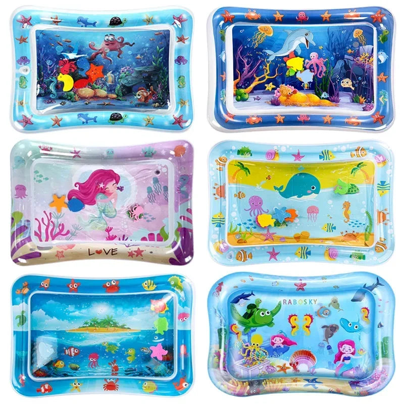 Tapis de jeu gonflable pour bébé, coussin d'eau en PVC pour nourrissons, temps du ventre, coussin d'eau pour enfants, jouets d'activité de développement pour l'éducation précoce
