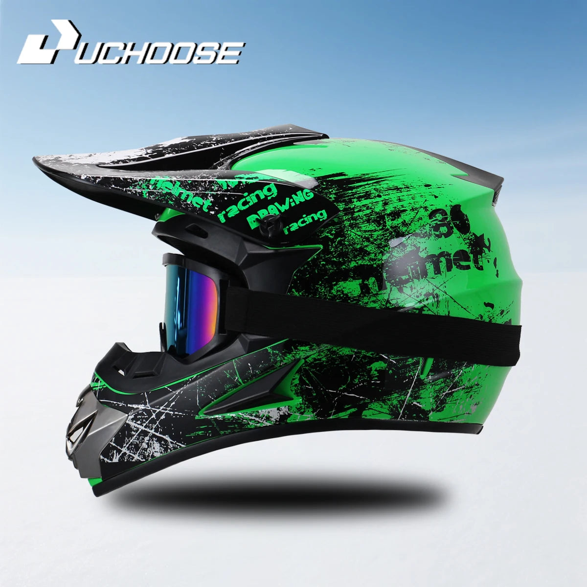 Professional Off-Road Motorcycle Helmet, Cross, Racing, Motocross Helmets, DOT Approved, 2023
