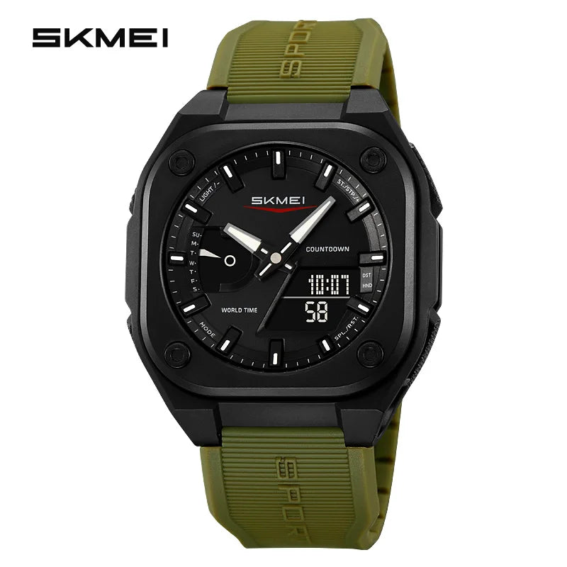 SKMEI Waterproof Digital Electronic Wristwatch for Men, Alarm Clock, Sports Watches, Business Fashion, 2328
