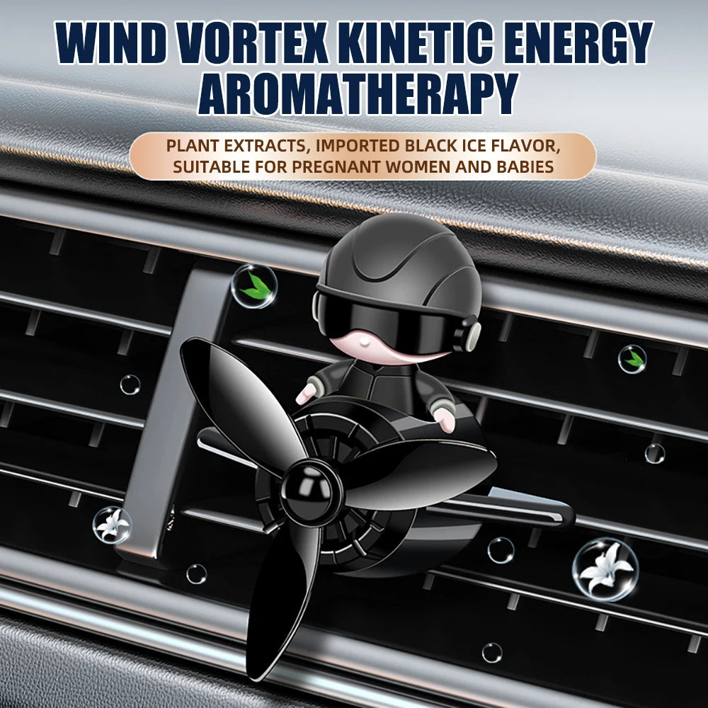 Désodorisant de voiture, aromathérapie, accessoires automobiles, diffuseur de parfum intérieur, Force aérienne créative, petit avion, Design de dessin animé