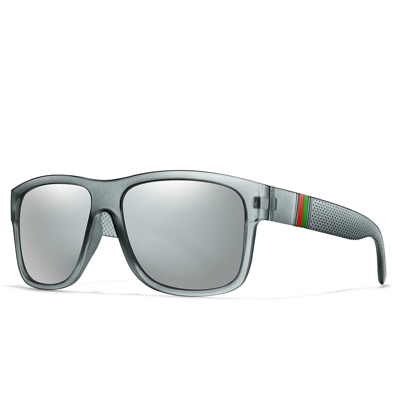 Lunettes de soleil polarisées carrées pour hommes, marque classique, pour la pêche, la conduite en plein air, le cyclisme, la course, Vintage, grand cadre, UV400