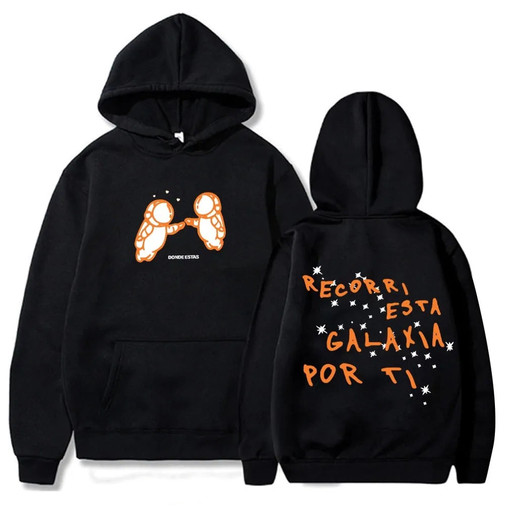 2025 tendencia Ivan Cornejo Mirada sudadera con capucha para mujer, jersey con capucha de rapero de Hip Hop de manga larga, sudadera de cantante