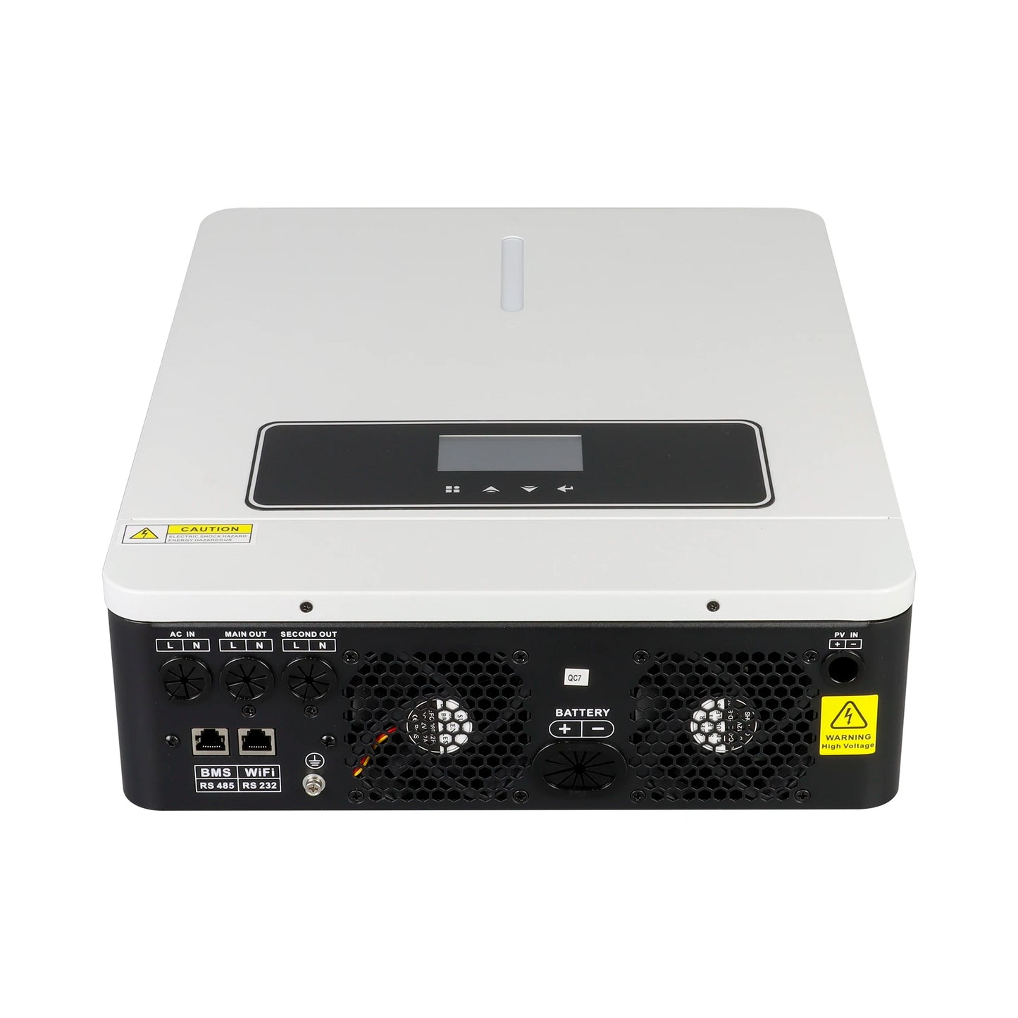 3600W 24V DC to 100/110/120V AC Hybrid Solar Inverter with 120A MPPT Solar Charger Controller Max PV 500Vdc Suitable for LifePo4 Battery